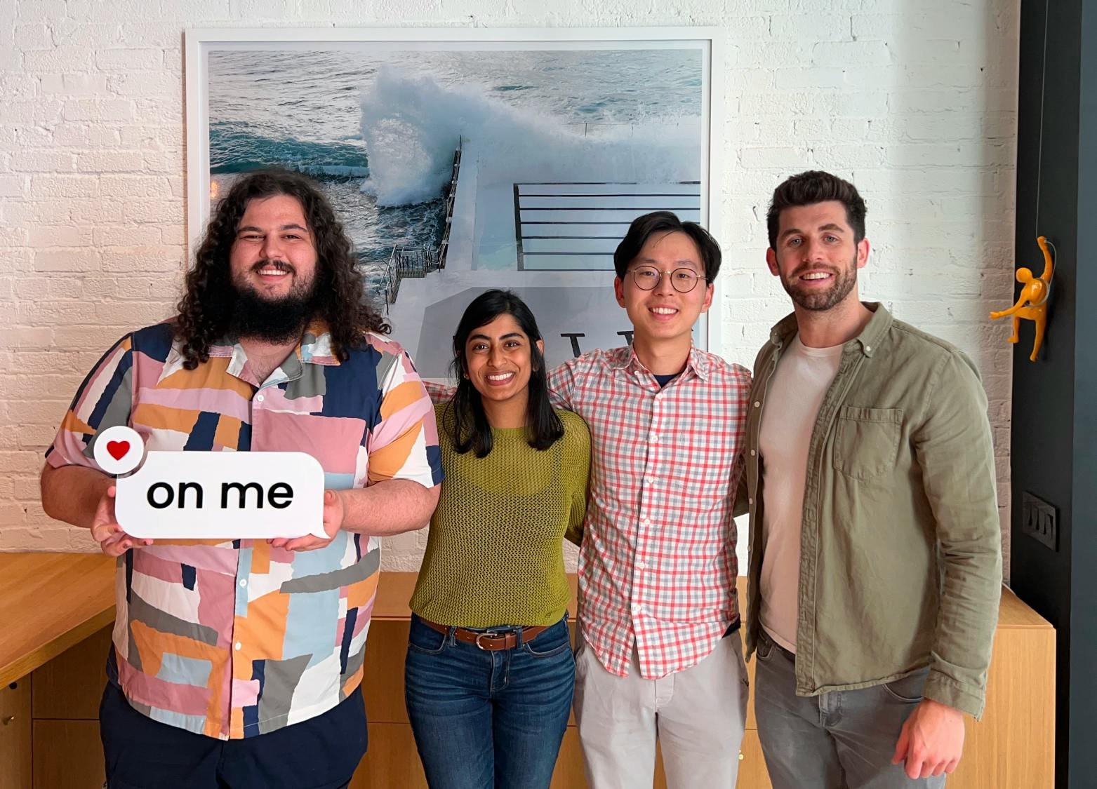 The On Me team in our San Francisco office