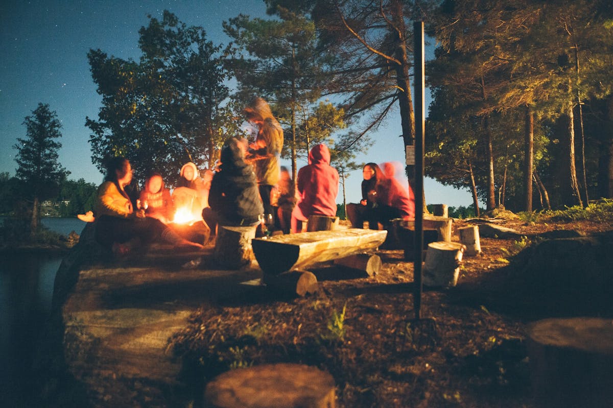 Camping imagery