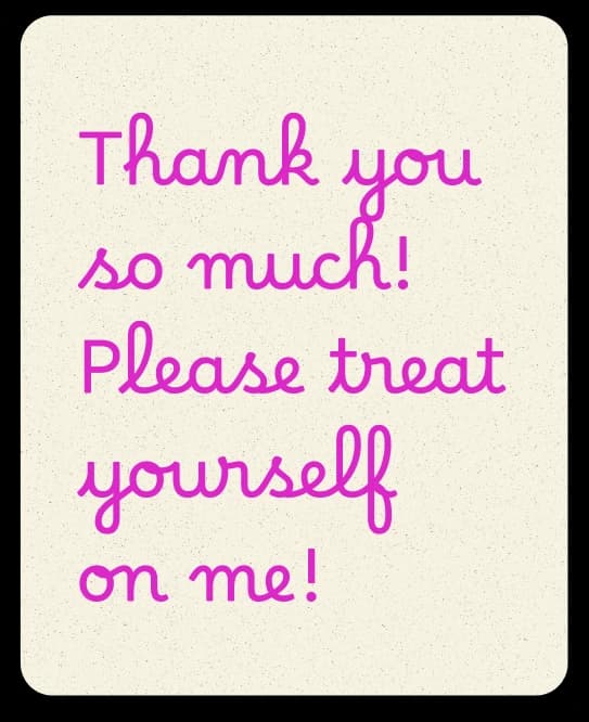 Personal note
