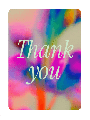 Thank you card